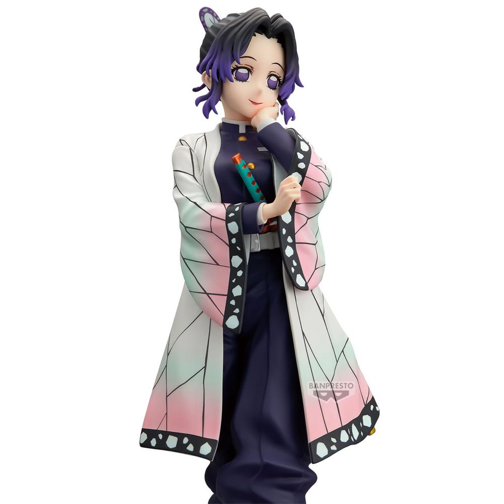 Figura banpresto demon slayer kimetsu no yaiba glitter & glamours shinobu kocho 22cm