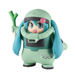 Figura banpresto gundam 45thhatsune miku zaku costume [hatsune miku ver.]