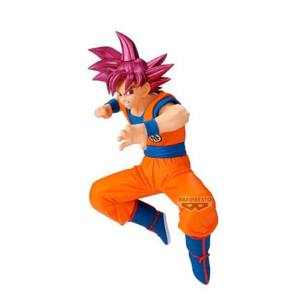 Figura banpresto dragon ball super match makers super saiyan god son goku 12cm