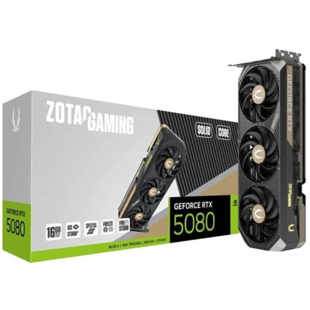 Tarjeta Grafica Zotac Gaming Rtx 5080 Solid Core 16gb Gddr7