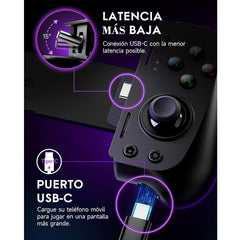 Mando EasySMX M10 Android (USB-C) con Joysticks Hall - Gamepad para Android