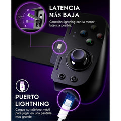 Mando EasySMX M10 iOS iPhone (Lightning) con Joysticks Hall - Gamepad para Iphone