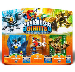 Figura Skylanders Giants Sonic Boom & Sprocket & Stump Smash