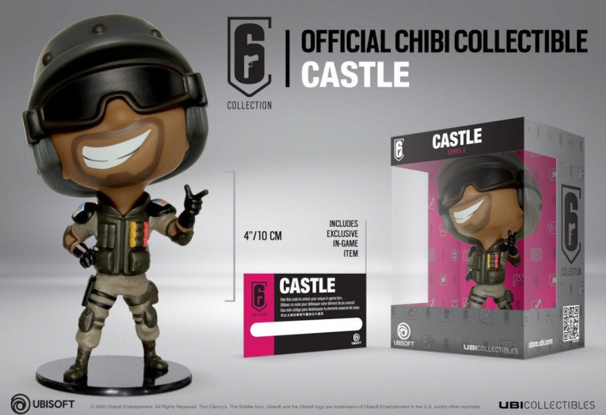 Figura Ubicollectibles Six Collection (chibi S5) Rainbow Six Siege 6: Castle (10 Cm)