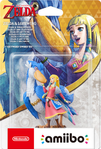 Figura Amiibo Zelda: Zelda & Loftwing (imp)