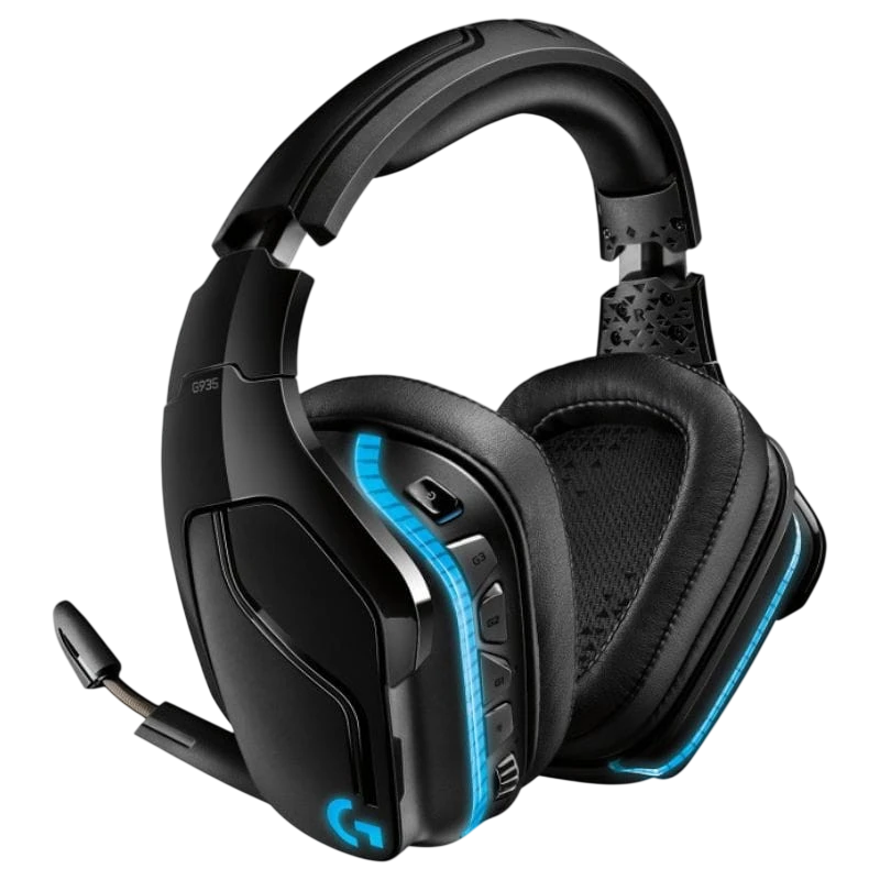 Logitech G G935 Inalámbrica Negro/Azul - Auriculares Gaming