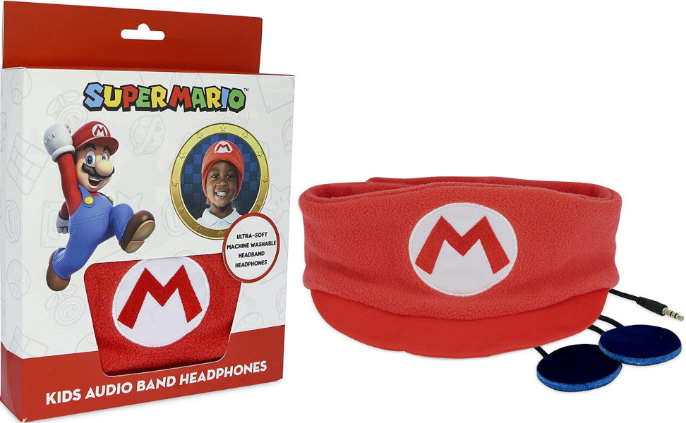 Auriculares Otl Kids Audio Band Headphones Super Mario (ps4/xbox/switch/movil/tablet)