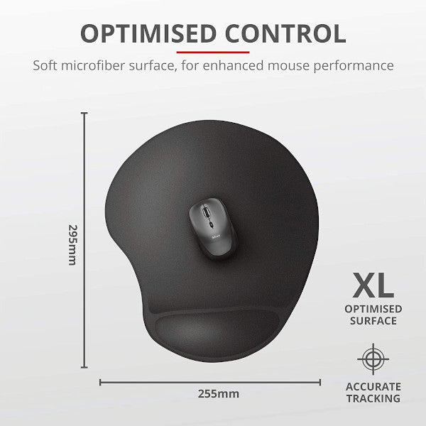 Alfombrilla Trust Bigfoot Mouse Pad Xl Black (negro)
