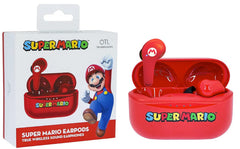 Auriculares Otl Wireless Earpods Super Mario Red (rojo)