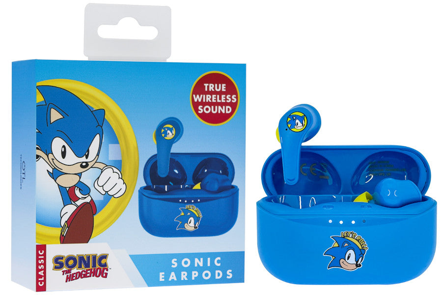 Auriculares Otl Wireless Earpods Sega Classic Sonic The Hedgehog