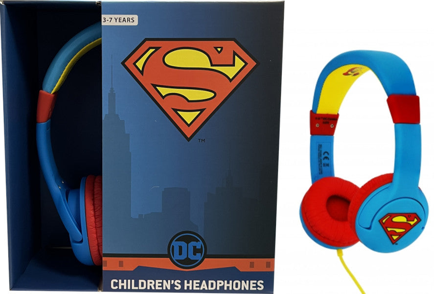 Auriculares Otl Wired Headphones Superman (ps4/xbox/switch/movil/tablet) (3-7 Aos)