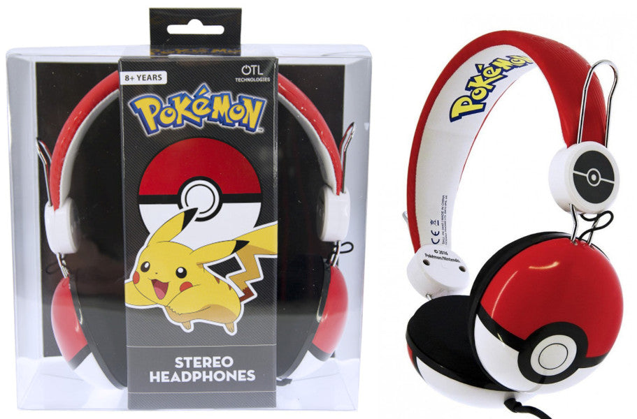 Auriculares Otl Stereo Headphone Pokemon Pokeball (switch/movil/tablet)