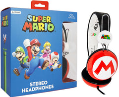 Auriculares Otl Stereo Headphone Super Mario 3.5 Mm (switch/movil/tablet)