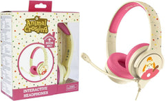 Auriculares Otl Headphoness Animal Crossing Isabelle Pink & Cream (rosa/crema) (ps4/xbox/switch/movil/tablet)