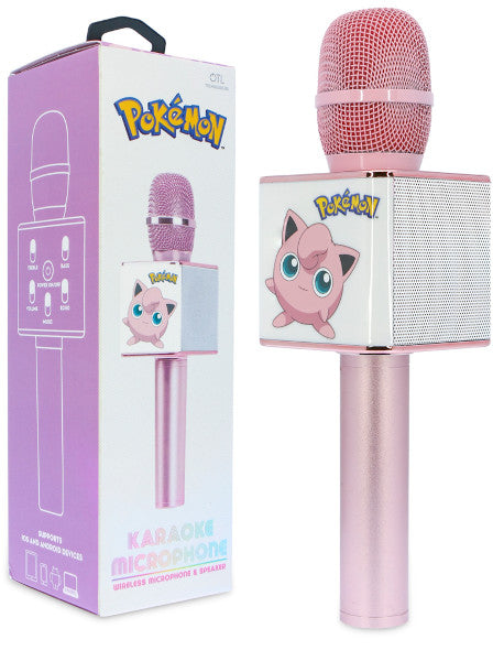 Micrófono Otl Karaoke Wireless Microphone & Speaker Pokemon Jiggly Puff