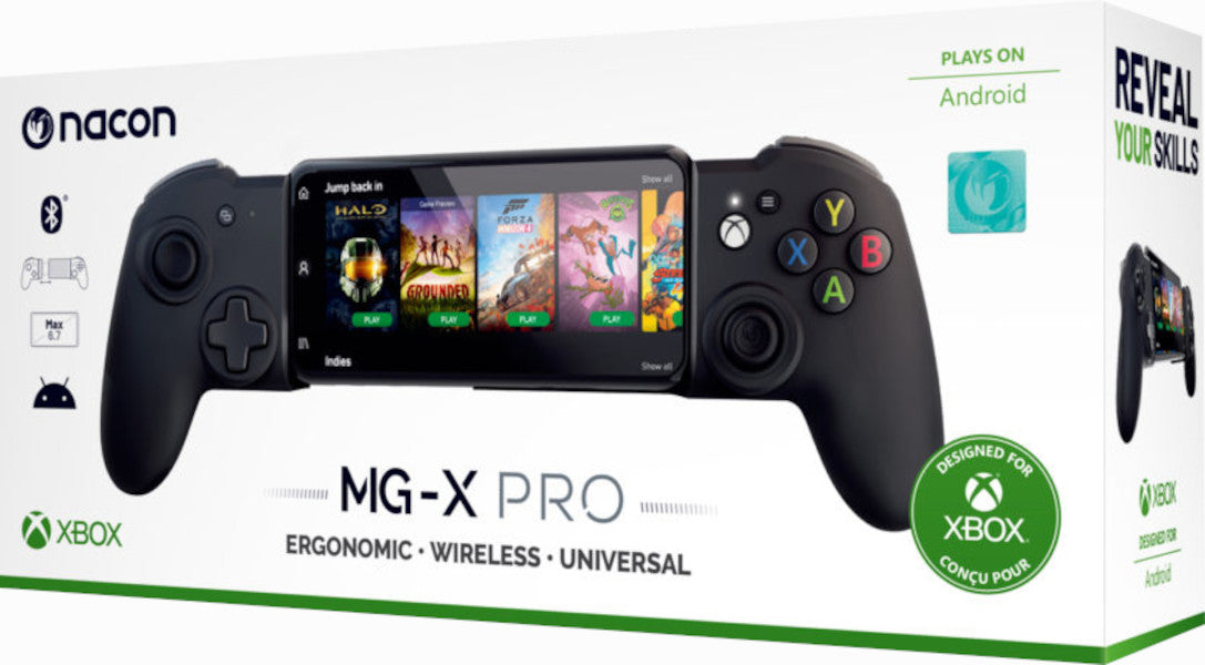Mando Nacon Gamepad Para Android Mg-x Pro Ergonomic Negro (black) (xbox Game Pass Ultimate)