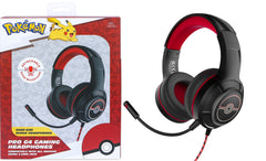 Auriculares Otl Pro G4 Gaming Headphones Pokemon Pokeball (consola/tablet/movil/pc)
