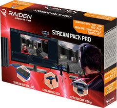 Gaming Pack Raiden Gaming Stream Pack Pro(box Full/microfono/camara) Ps5/ps4/ps3/xboxone/xbox X/switch/pc)