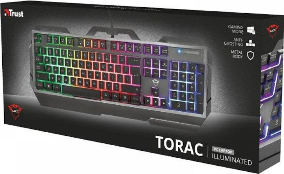 Teclado Trust Torac Gaming Keyboard Gxt856