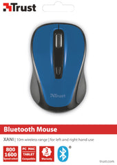 Ratón Trust Wireless Mouse Yvi- Blue Brillo (azul) (sensor Optico De 800 - 1.600 Ppp Reales)