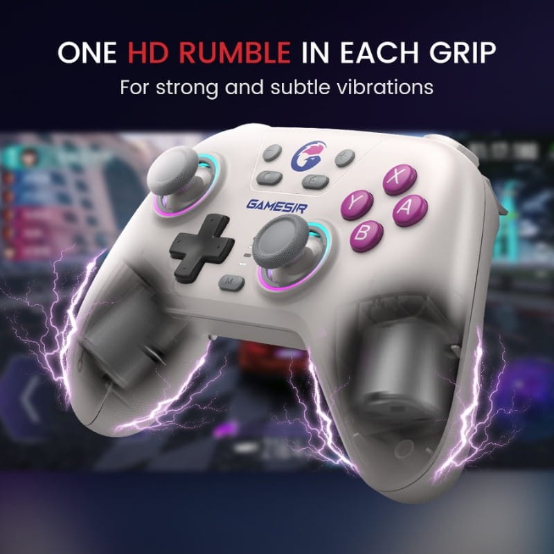 Mando GameSir T4n Nova Blanco - Gamepad para Nintendo Switch/PC/Smartphone/Tablet/iOS/Android TV Box