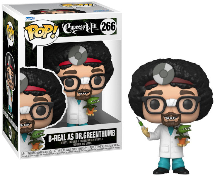 Figura Funko Pop! Cypress Hill: B-real As Dr. Greenthumb (266)