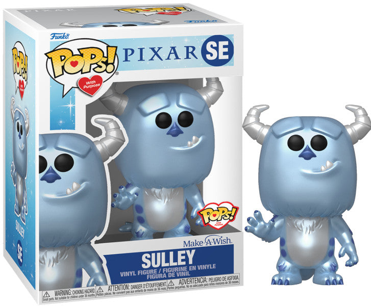 Figura Funko Pops! Disney Pixar Make A Wish: Sulley (metallic) (se)