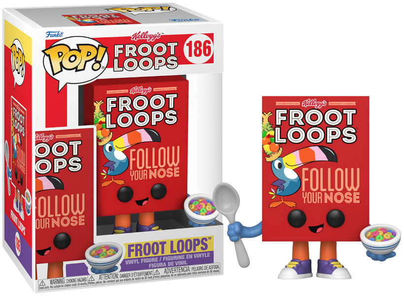 Figura Funko Pop! Kelloggs: Froot Loops (caja De Cereales) (186)