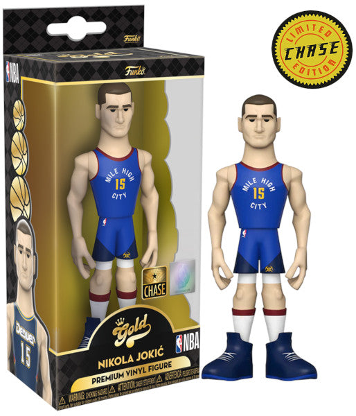 Figura Funko Pop! Gold 5" Nba: Nuggets - Nikola Jokic Chase Limited Edition (12 Cm)