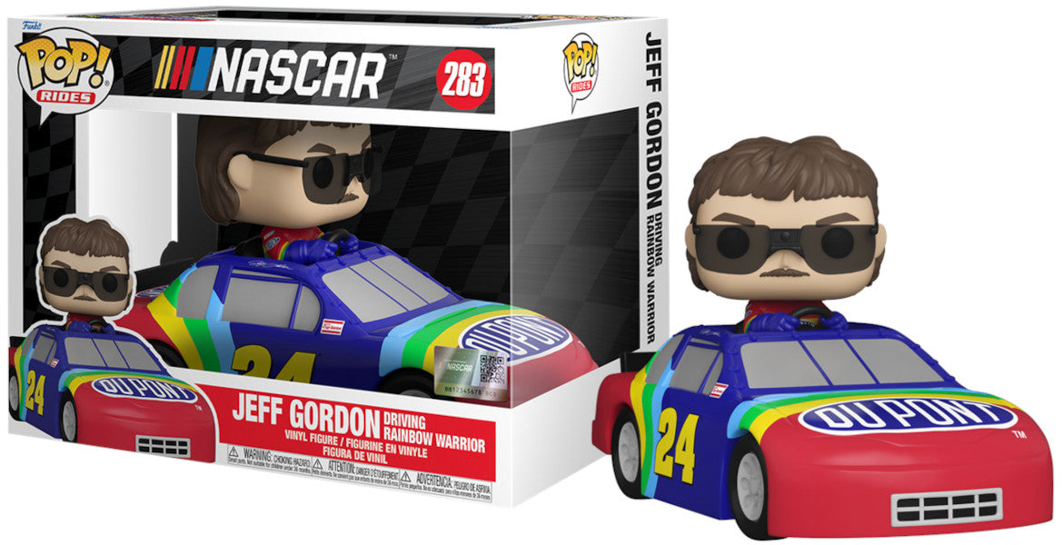 Figura Funko Pop! Rides - Nascar: Jeff Gordon Driving Rainbow Warrior (283)