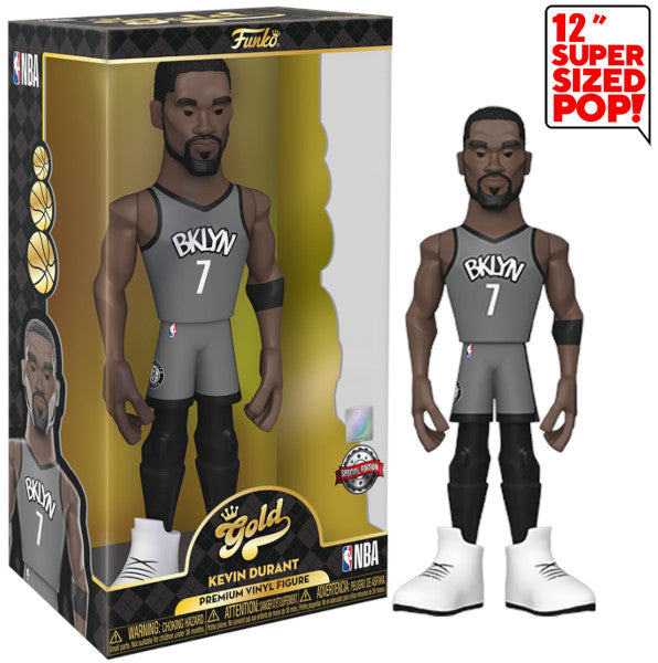 Figura Funko Pop! Gold 12" Nba: Bklyn Kevin Durant (30 Cm) (ce21) Special Edition