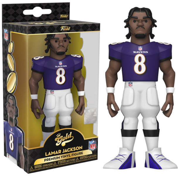 Figura Funko Pop! Gold 5" Nfl: Ravens - Lamar Jackson (12 Cm)
