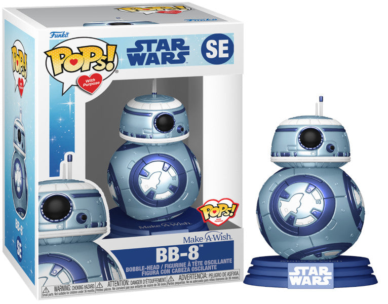 Figura Funko Pops! Star Wars Make A Wish: Bb-8 (metallic) (se)