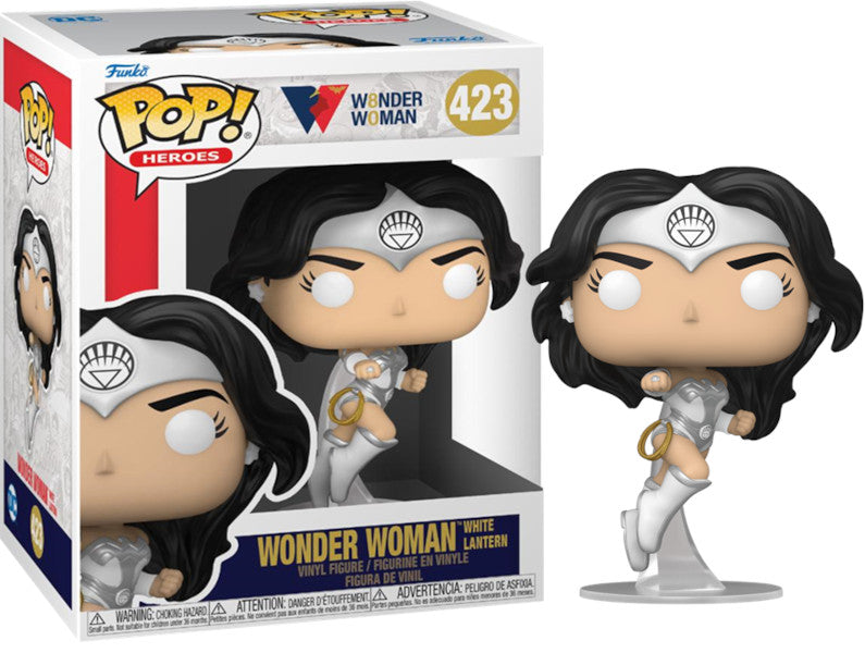 Figura Funko Pop! Heroes - Wonder Woman 80th: Wonder Woman White Lantern (423)