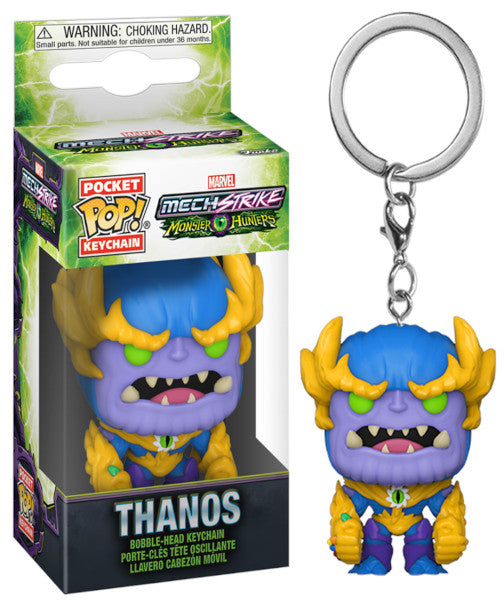 Funko Pocket Pop!marvel Mech Strike Monster Hunters:thanos