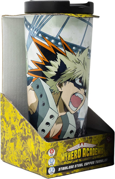 Vaso Cafe Doble Pared Acero Inoxidable My Hero Academia 425 Ml (coffe Tumbler)