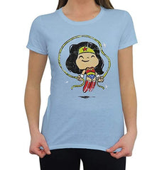 Camiseta funko pop super cute tee dc wonder woman con cuerda talla l nia 23301