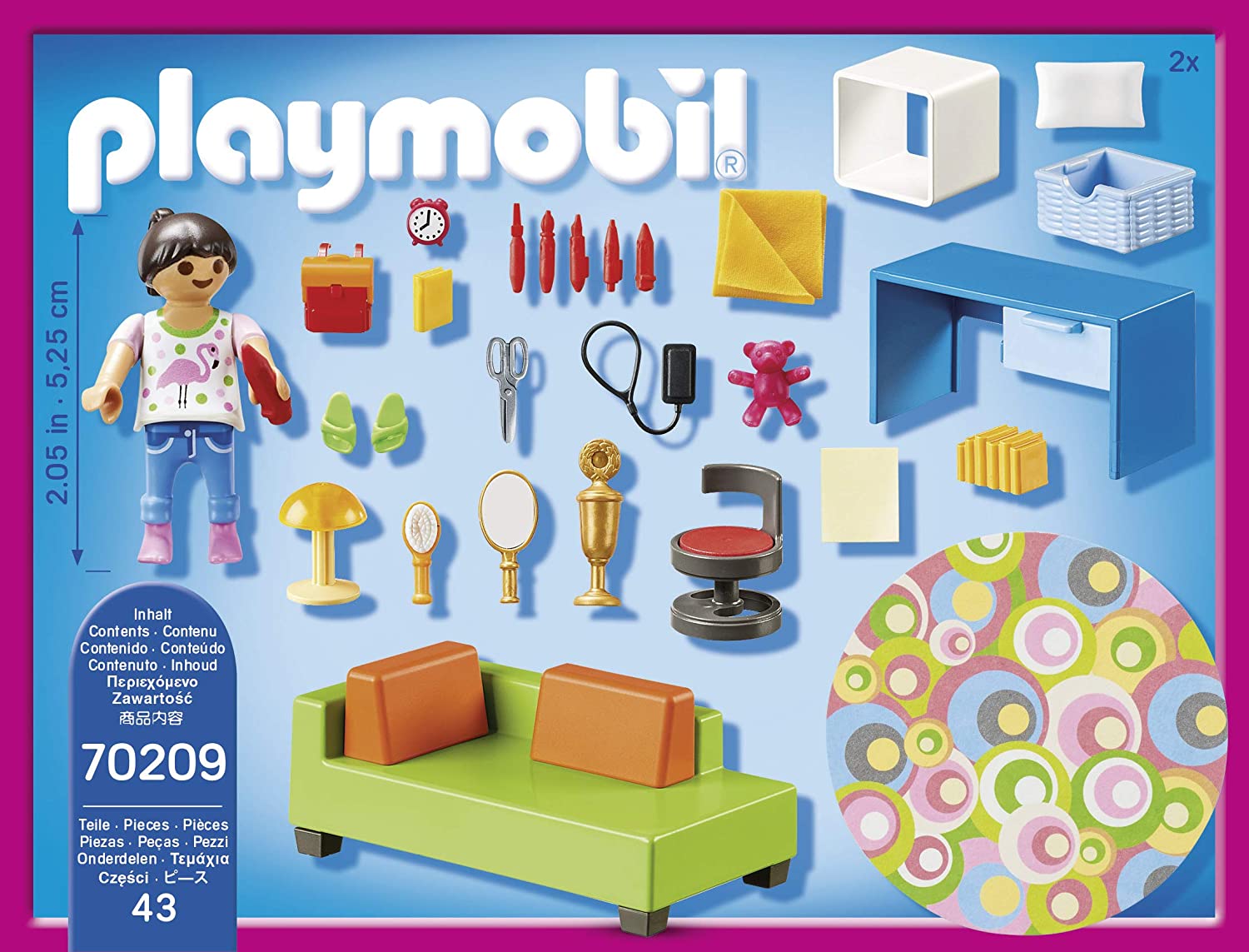 Playmobil casa de muecas habitacion adolescente