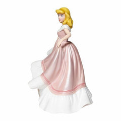 Figura enesco disney la cenicienta la cenicienta con vestido rosa