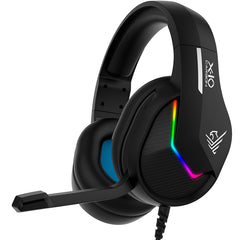 Auriculares Gaming Phoenix X - Io Negros Multiplataforma Con Cable Jack Y Adaptador