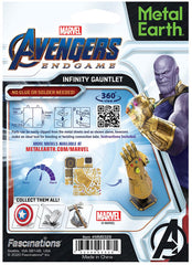 Maqueta metal marvel guantelete