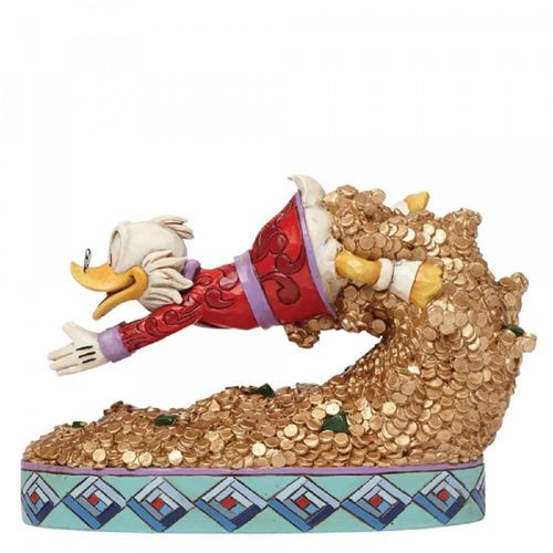 Figura enesco disney clasicos tio gilito nadando en dinero