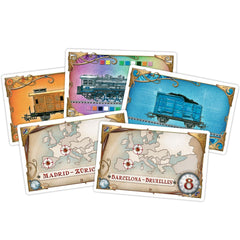 Juego de mesa asmodee aventureros al tren! europa pegi 8