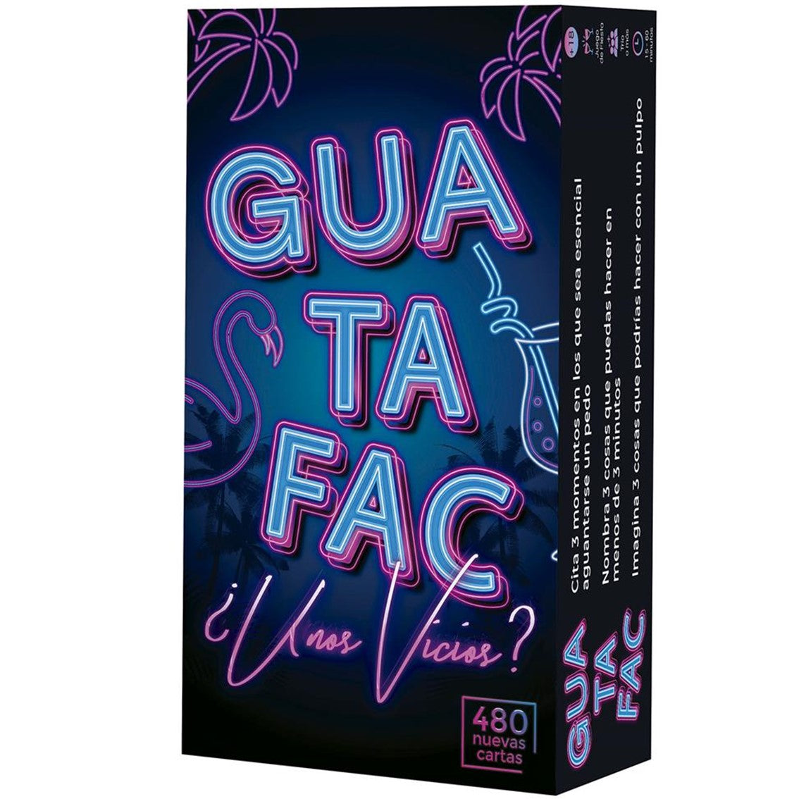 Juego de mesa asmodee guatafac unos vicios? pegi 16