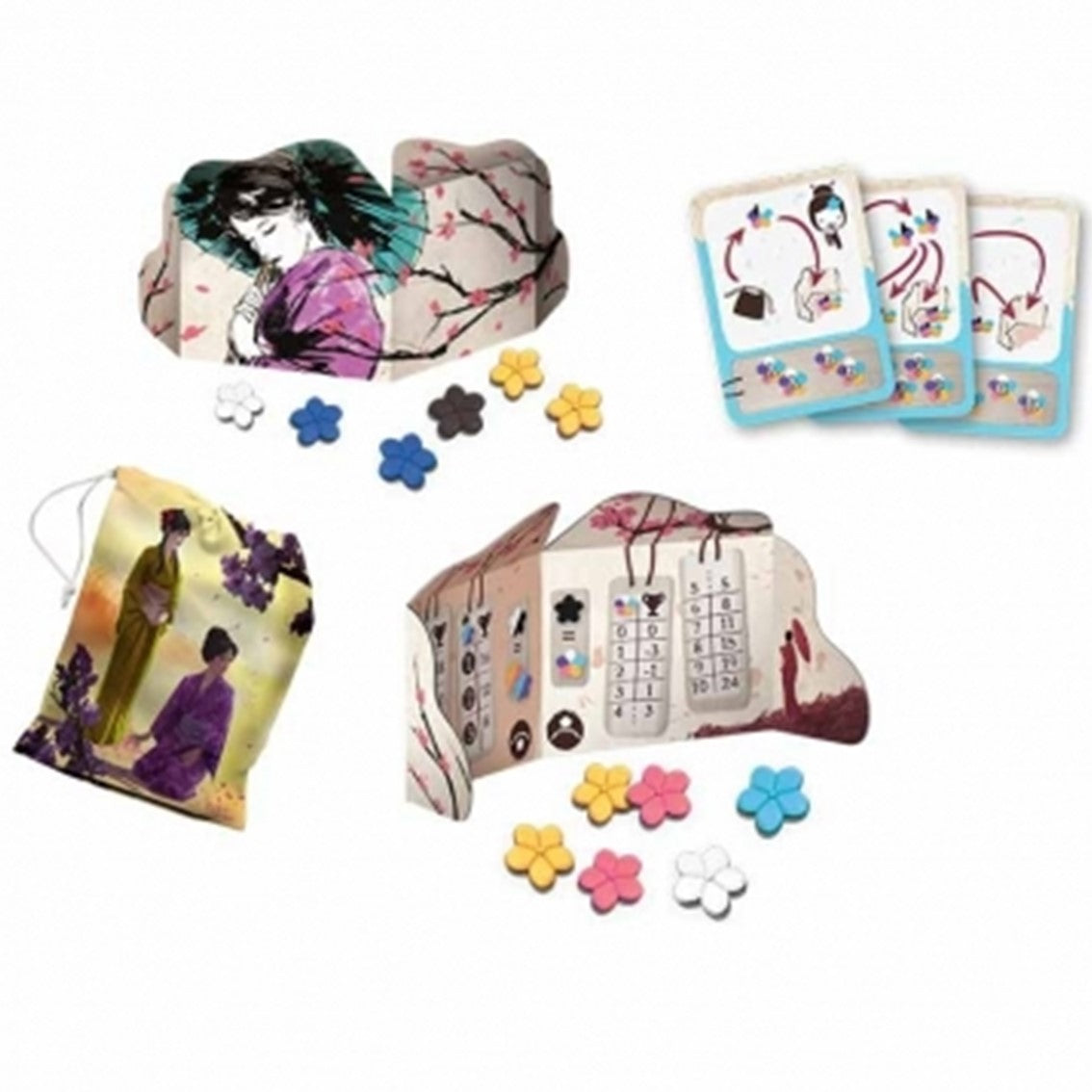 Juego de mesa la leyenda del cerezo que florece cada 10 aoz (cherry tree) en espaol