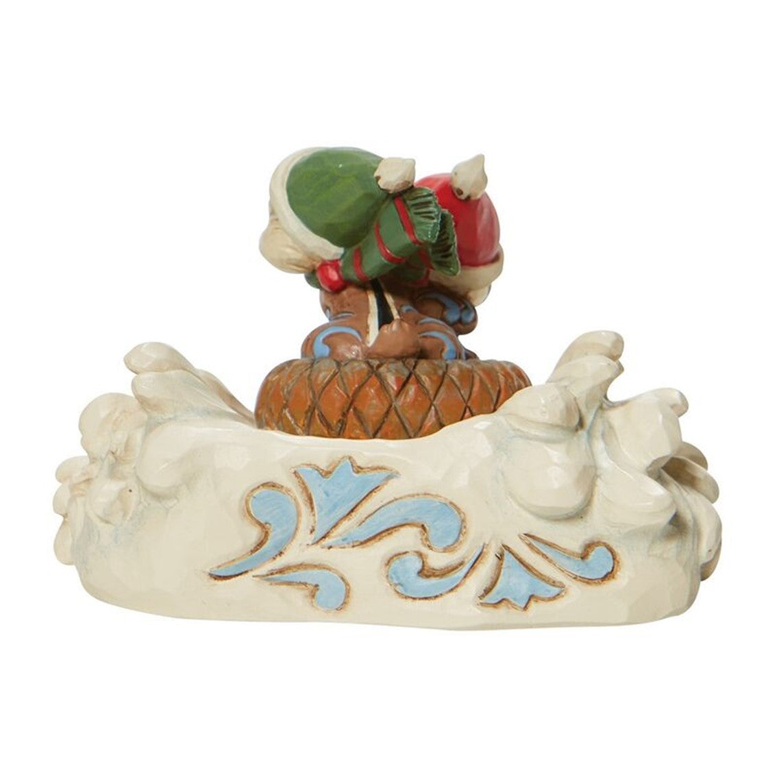 Figura enesco disney chip & dale en trineo navideo