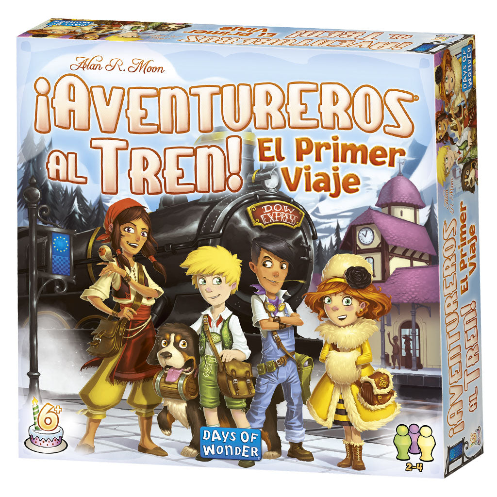 Juego de mesa aventureros al tren! el primer viaje pegi 6