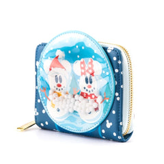 Monedero loungefly disney minnie y mickey muecos de nieve