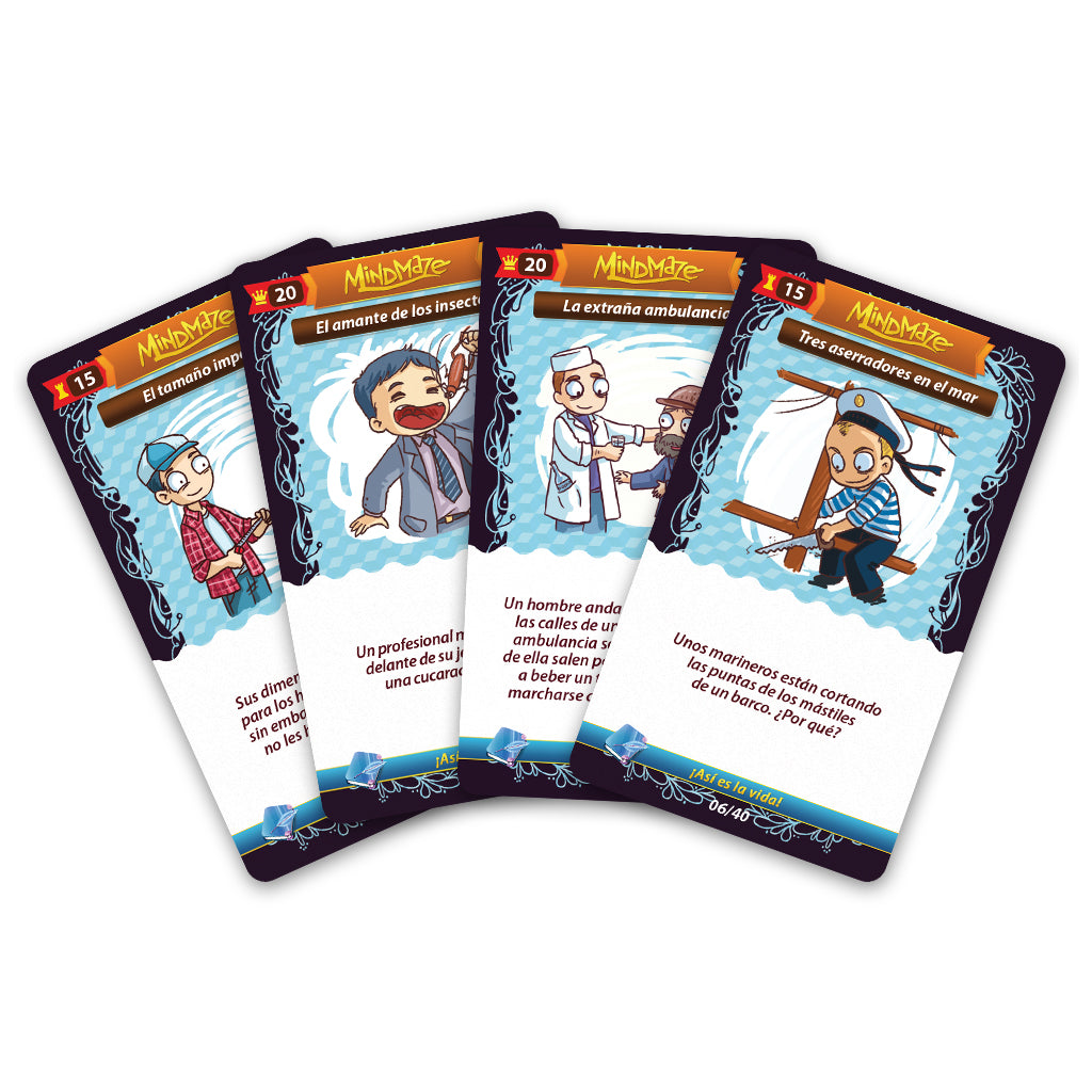 Juego de mesa mind maze: asi es la vida! pegi 14