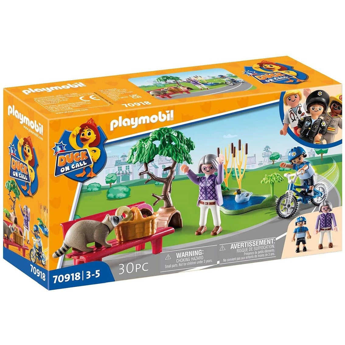 Playmobil Duck On Call Accion Policial atrapa Al Ladron!